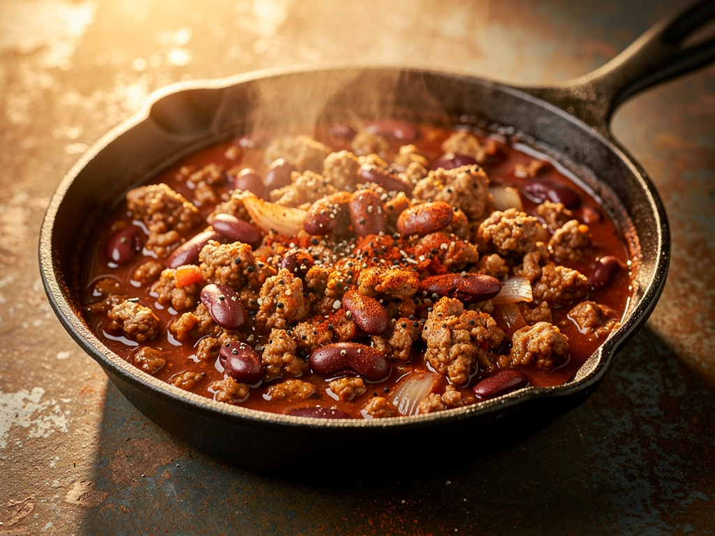 Dietetyczne Chilli Con Carne z Indykiem